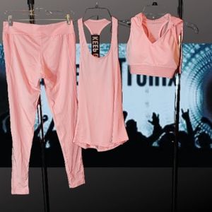 3 piece women's activewear